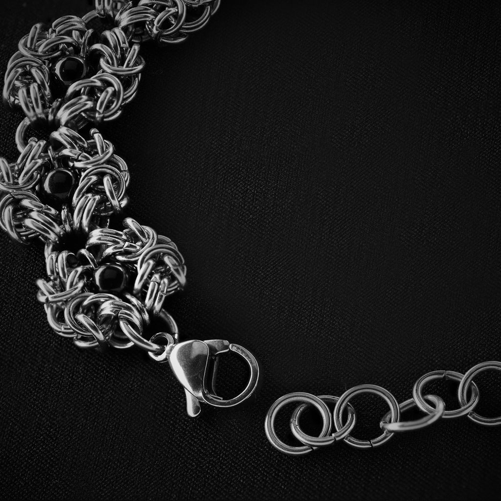 Bransoletka "Metalowe Kwiaty"